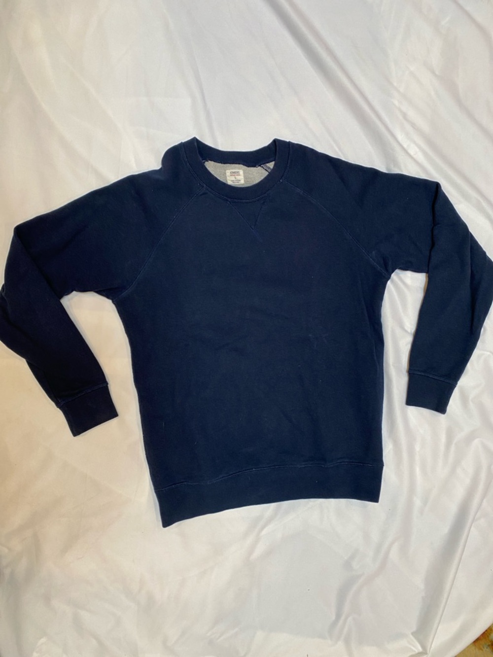 Jomers Men's Navy French Terry Sweatshirt, Small